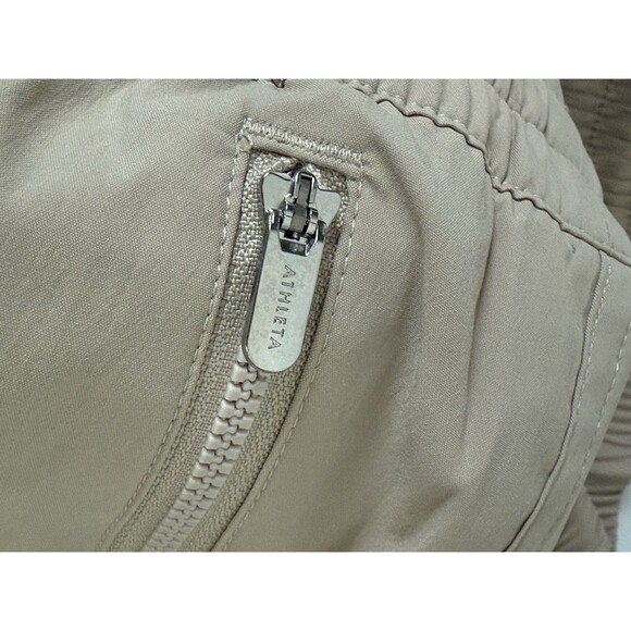 ATHLETA Cascade Cargo Poplin Pants Women's Size M Oak 463948 NWOT Beige - Picture 4 of 10